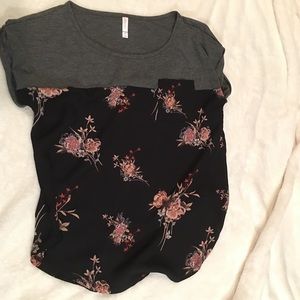 Floral tee